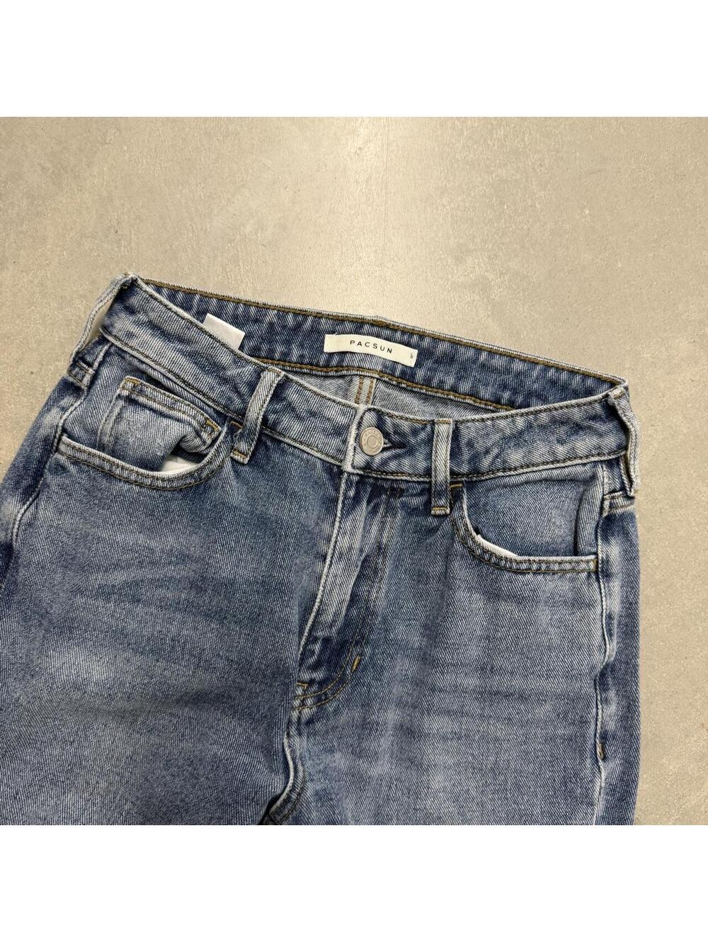 2000s PacSun Mom Jeans Women's Size 24 Light Wash High Rise Denim Jeans